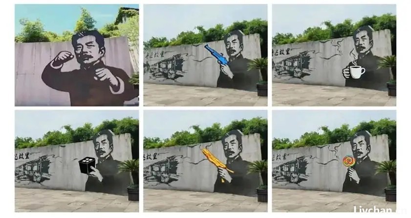 鲁迅夹烟墙画被投诉事件举报者孙女士背后竟然是这门生意
