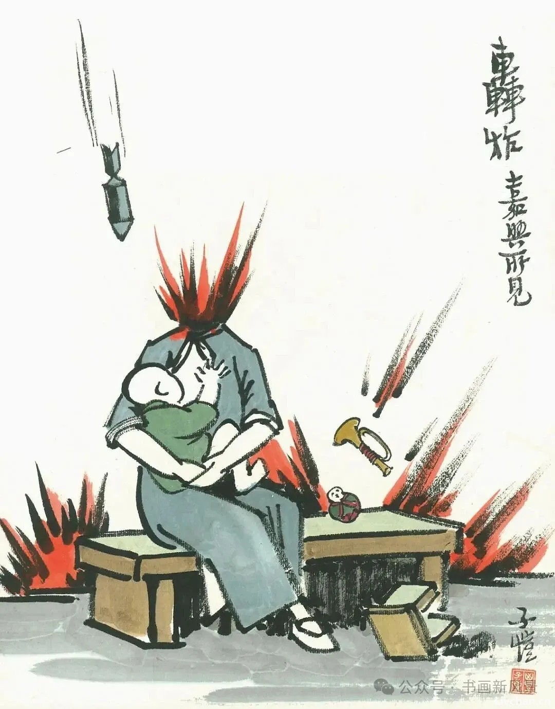 丰子恺最悲怆的两幅画！