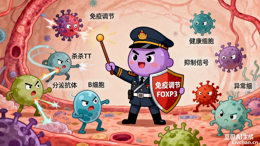 他们发现了调节性T细胞就是人体免疫系统的宪兵，监督免疫细胞不攻击人体自身。