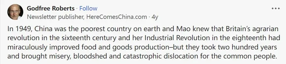 外网如何评价毛主席？
